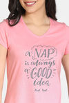 Zivame Pretty Pigs Cotton Pyjama Set - Wild Dove — thumbnail 5